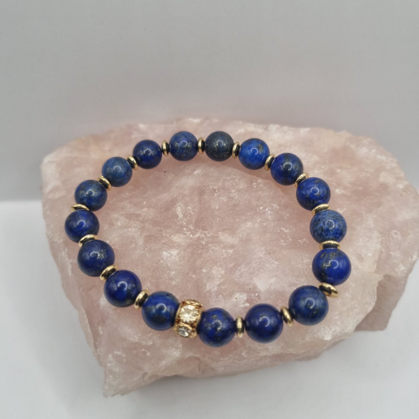 Lapis Lazuli with Gold spacers
