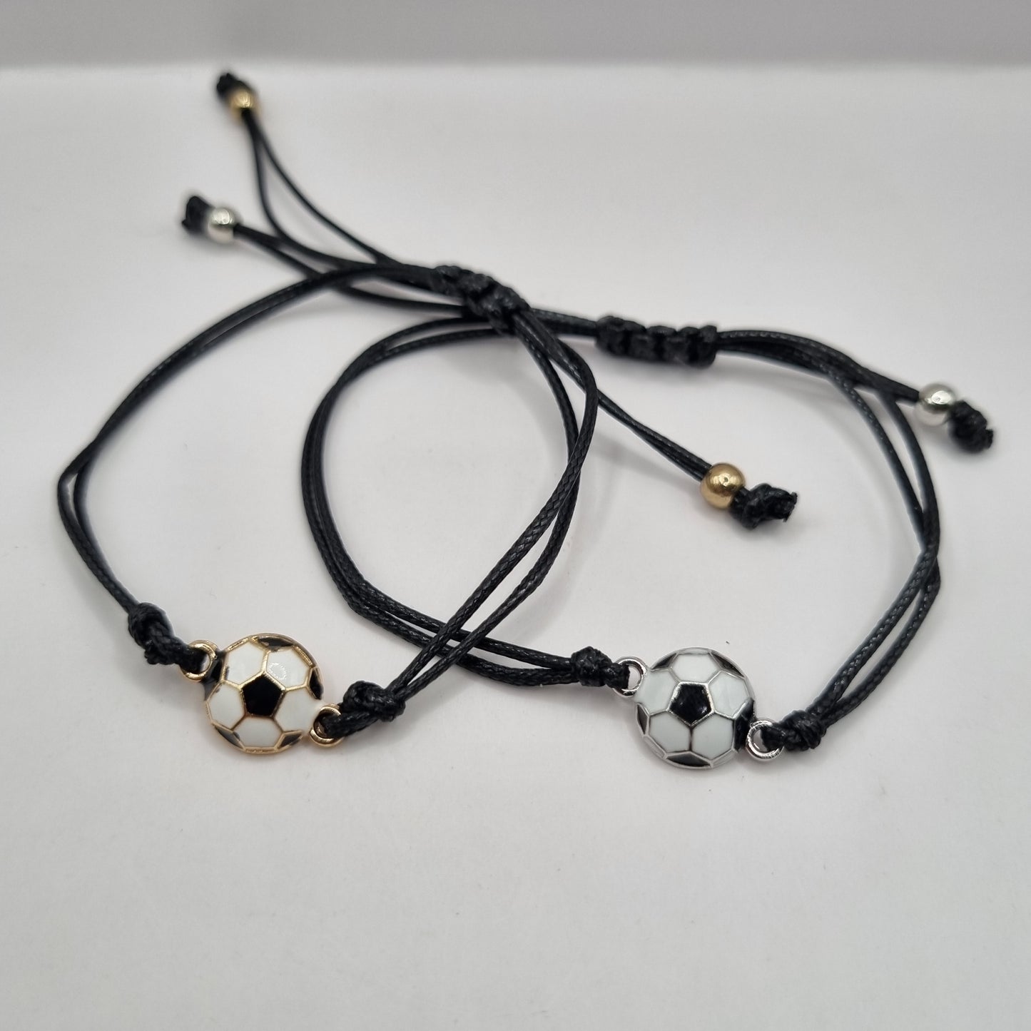 Soccer Macrame Bracelets