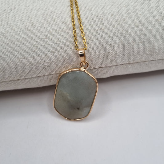 Labradorite Gold Necklace