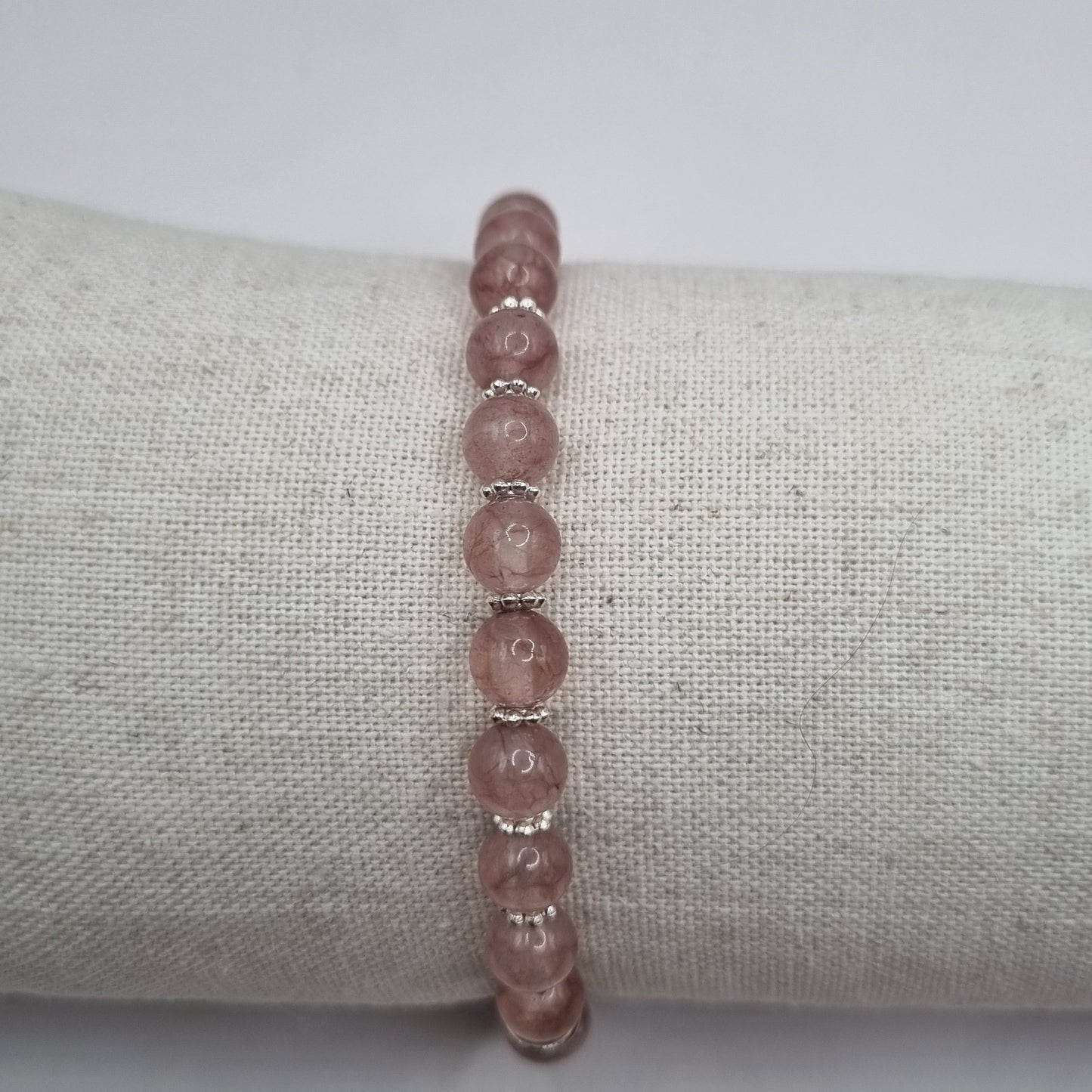 Strawberry Quartz Bracelet