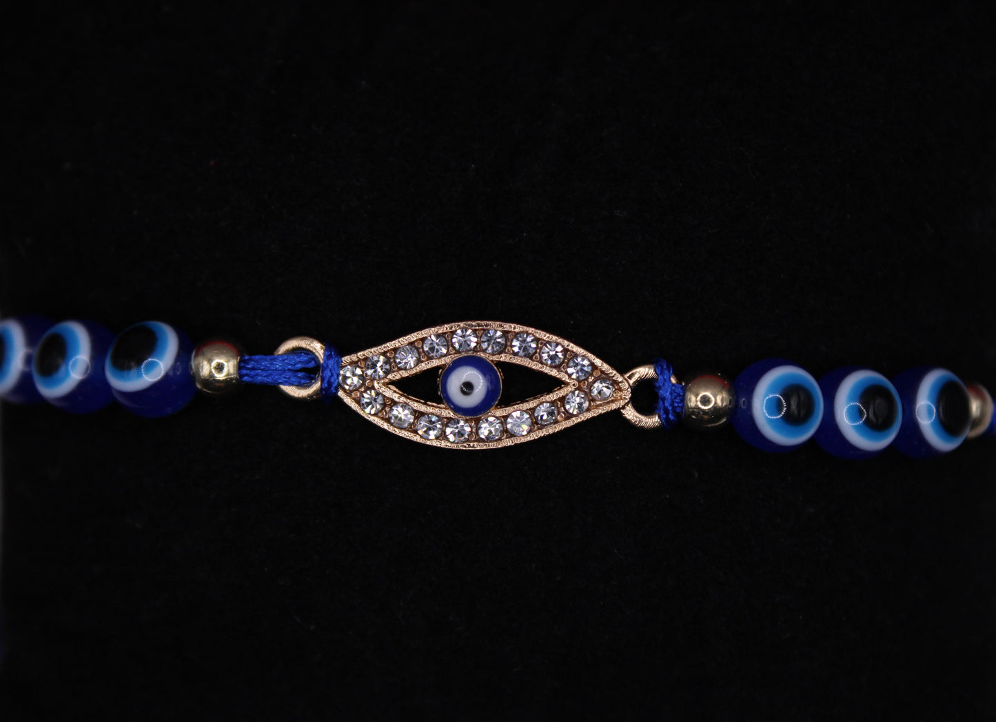 Evil Eye Macrame Adjustable Bracelet