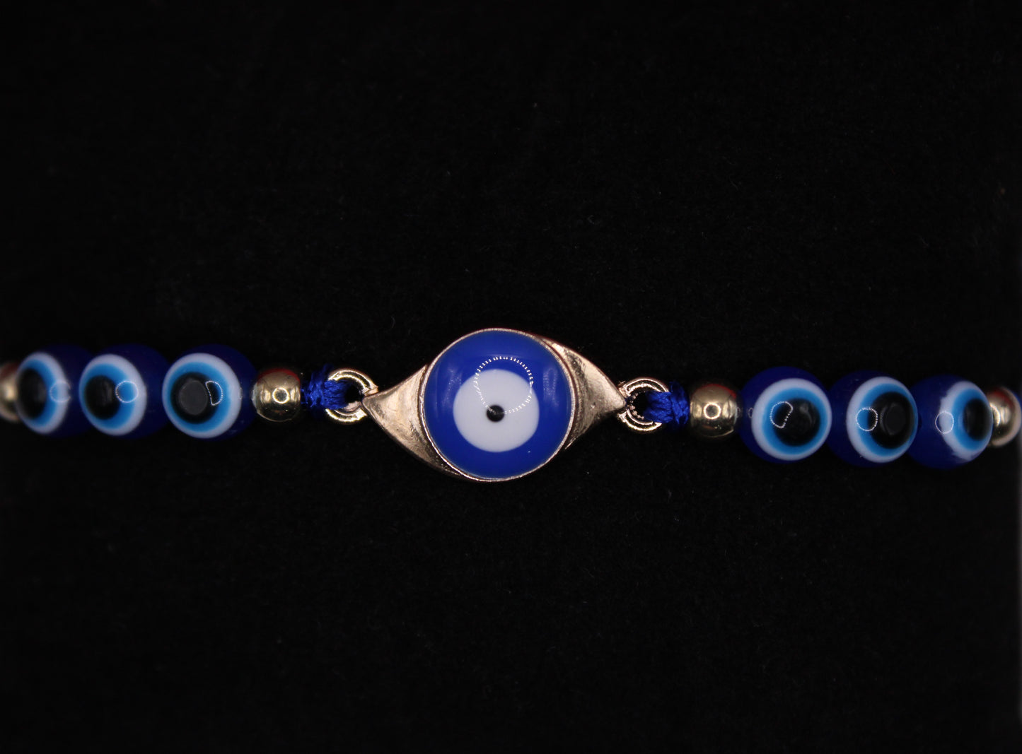 Evil Eye Macrame Adjustable Bracelet