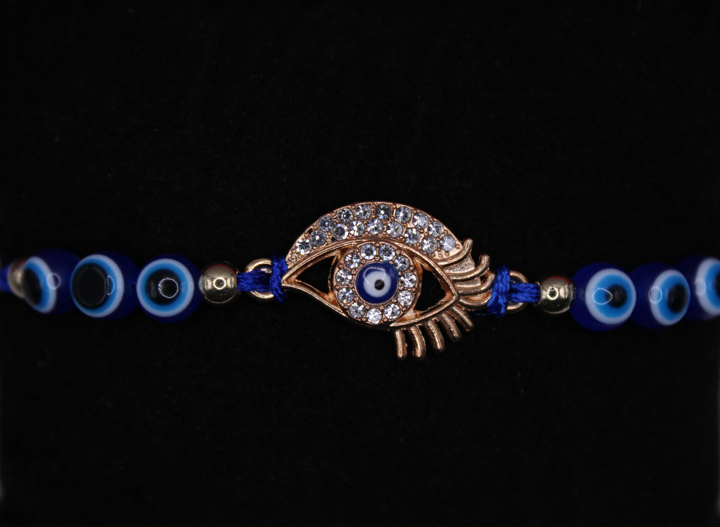 Evil Eye Macrame Adjustable Bracelet