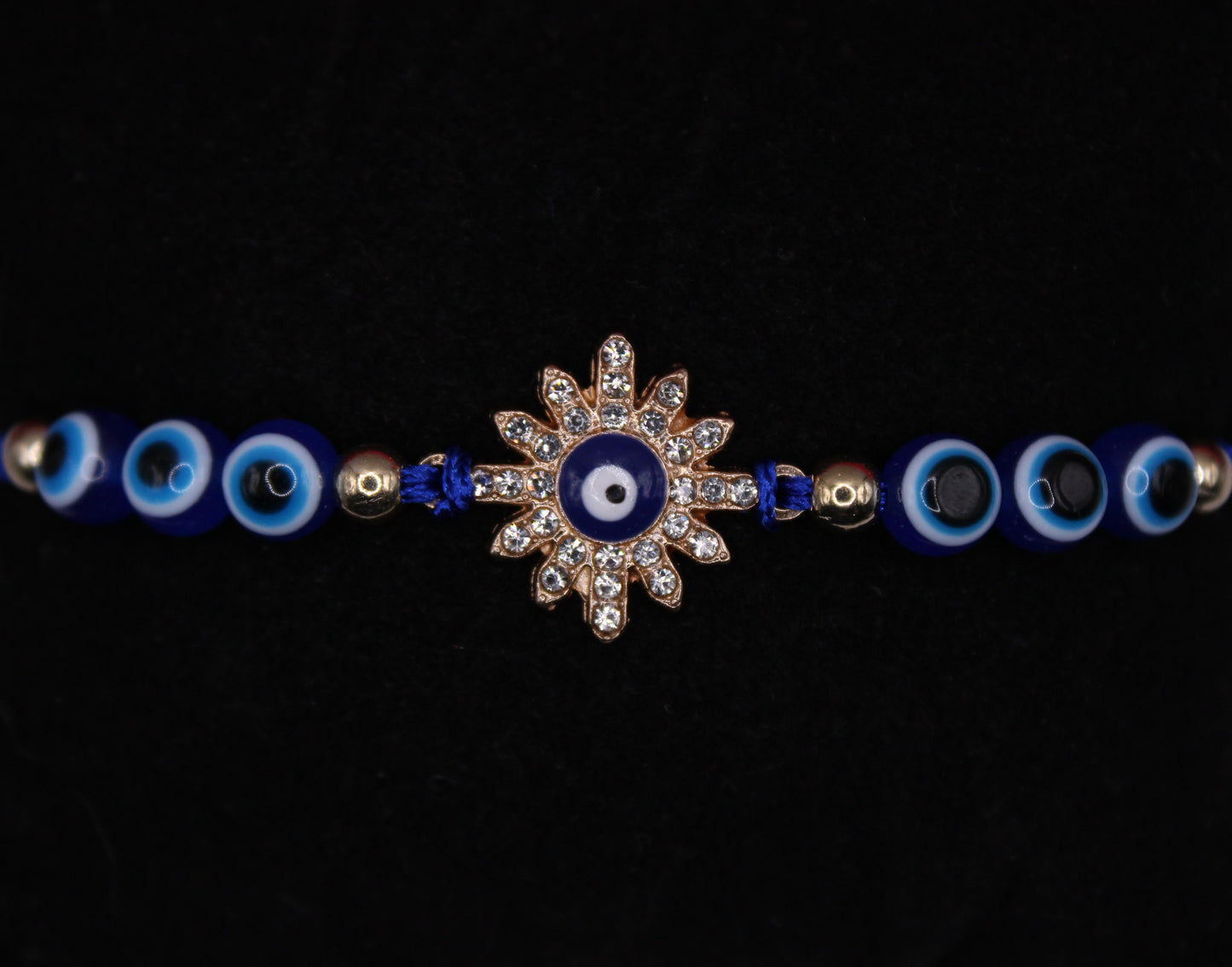 Evil Eye Macrame Adjustable Bracelet