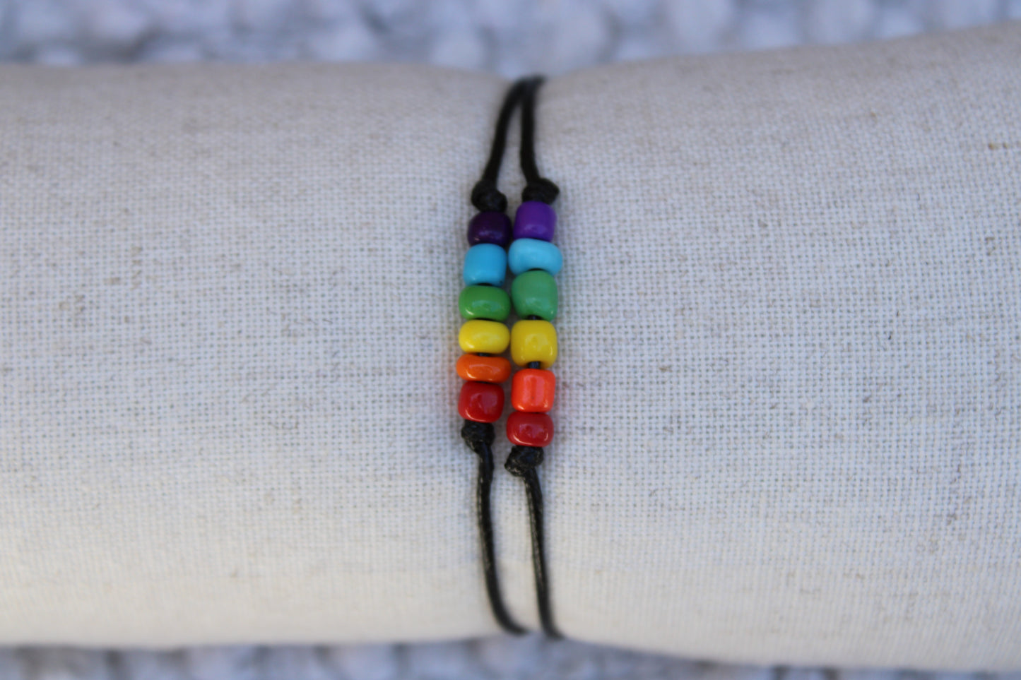 Adjustable Macrame Pride Bracelets