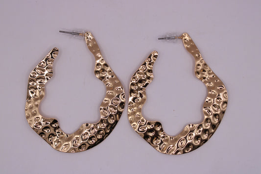 Gold Wave Earrings