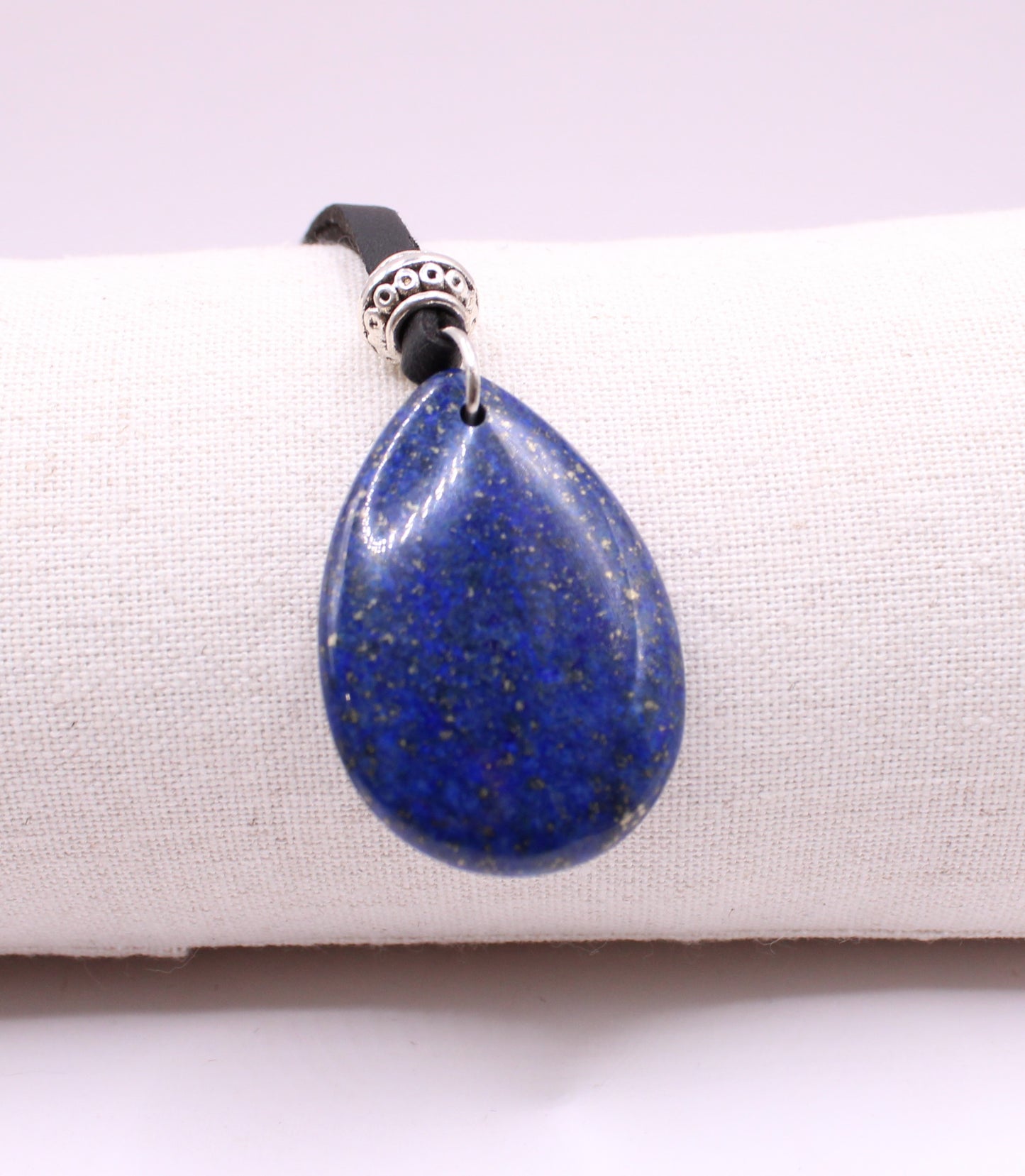 Adjustable Gemstone Tear Drop Pendants