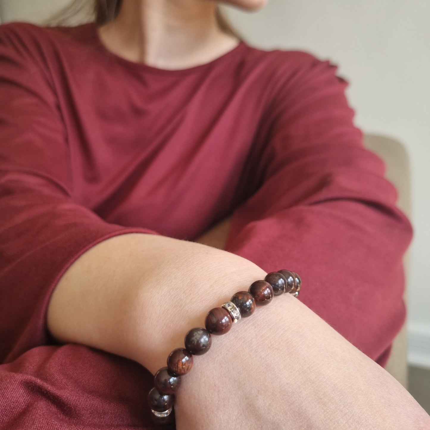 Red Tiger's Eye Bracelet