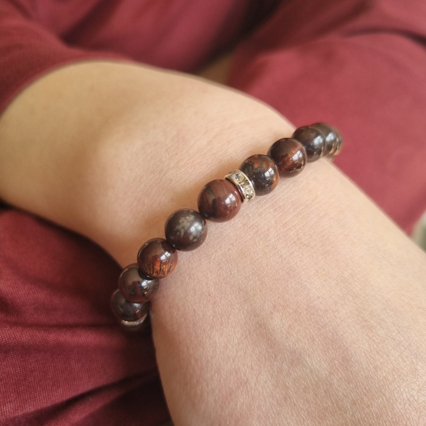 Red Tiger's Eye Bracelet