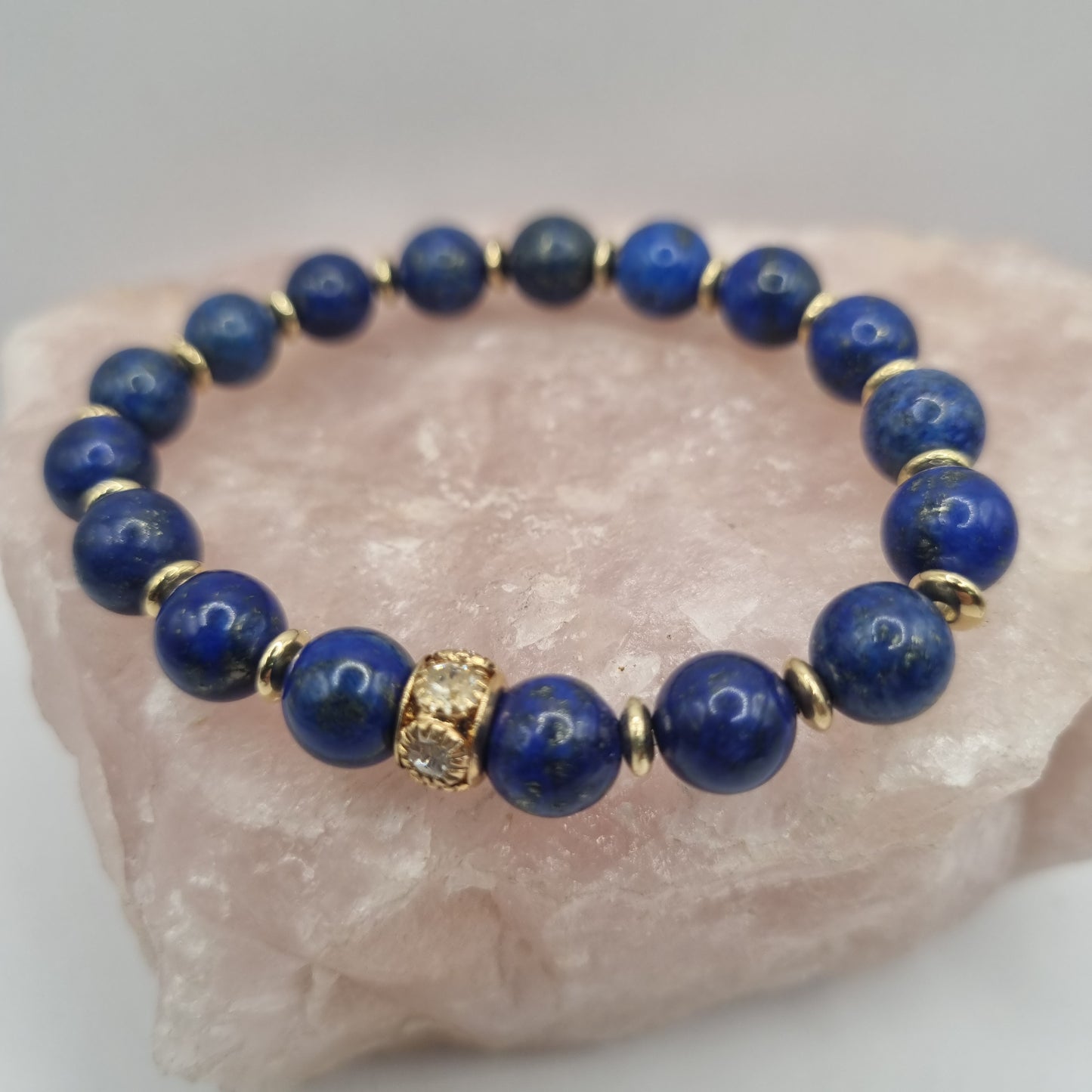 Lapis Lazuli with Gold spacers
