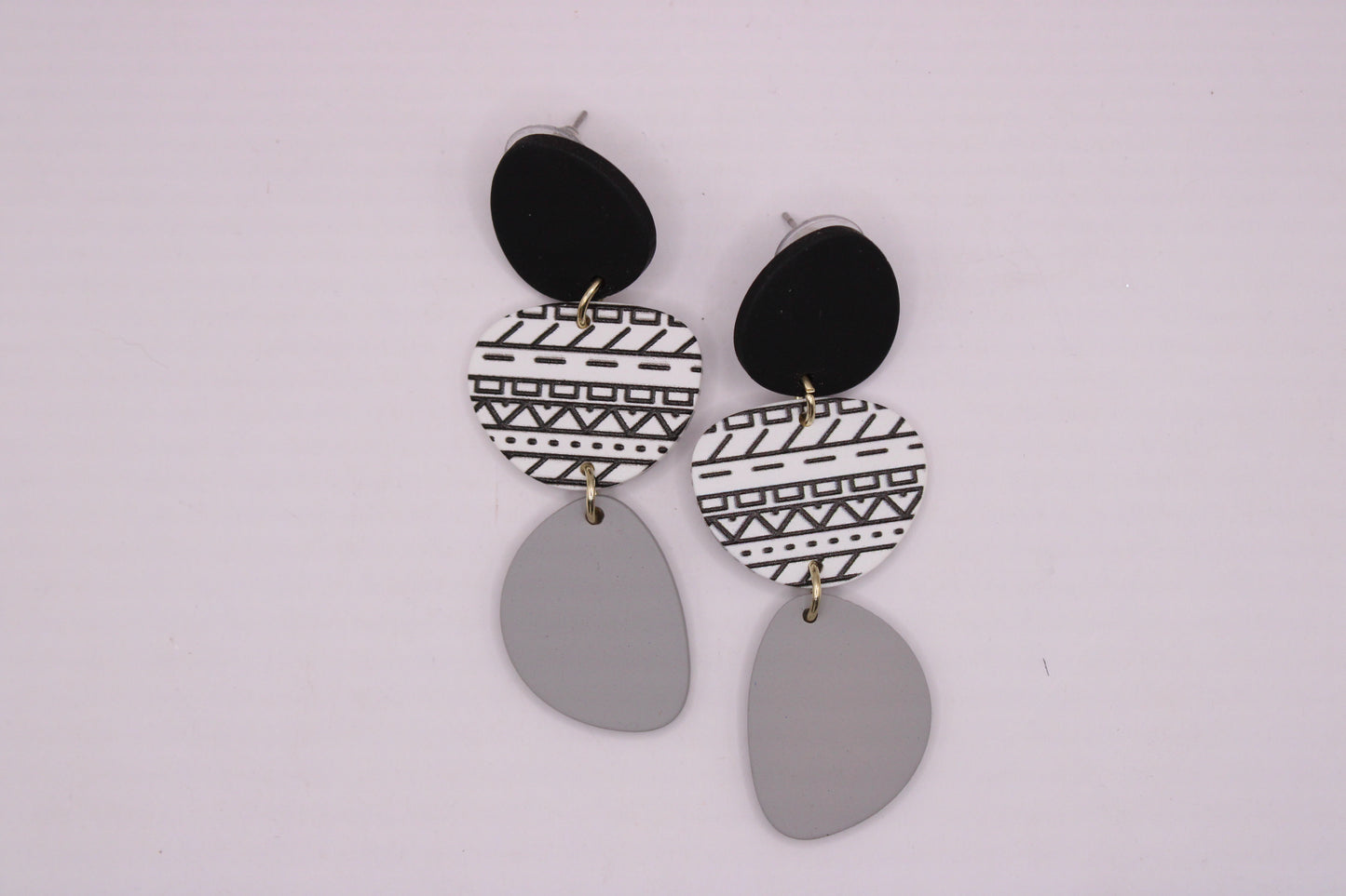 Geometric Drop Earrings