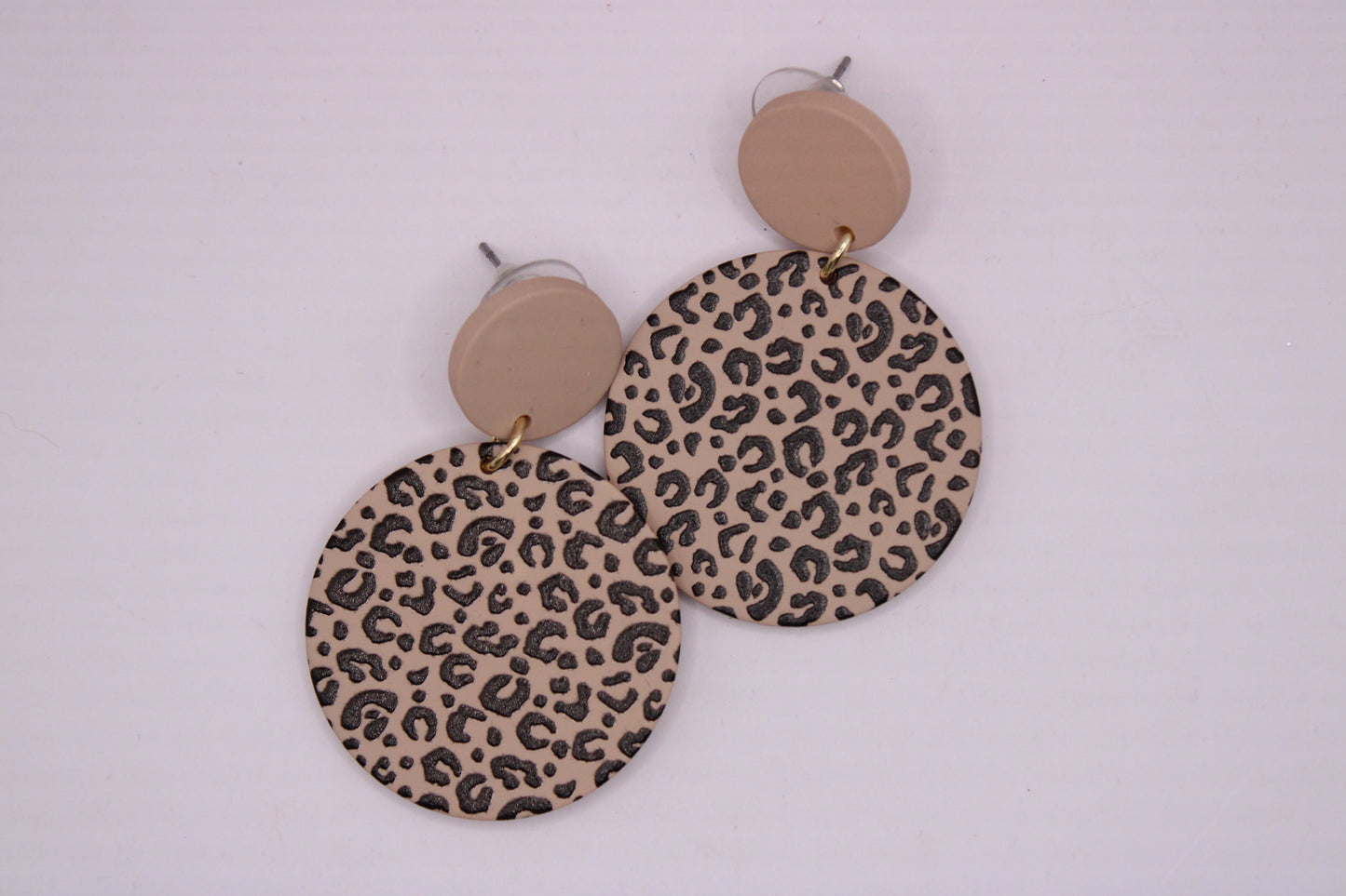 Geometric Round Drop Earrings